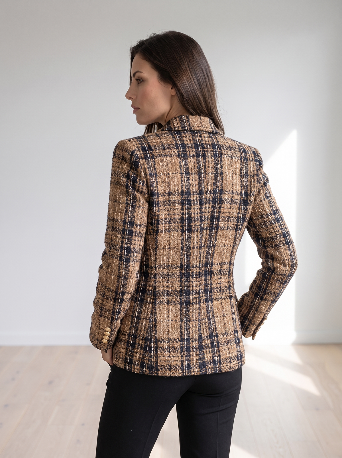 Elara™ | Women's Tweed Blazer