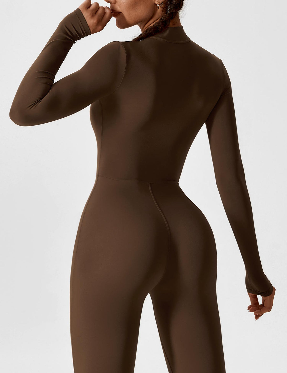 Marigold™ | Women's Zip Up Activewear Jumpsuit Yoga