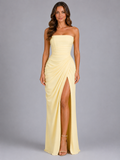Rosalie™ | Women's Strapless Maxi Dress Bandeau Neck