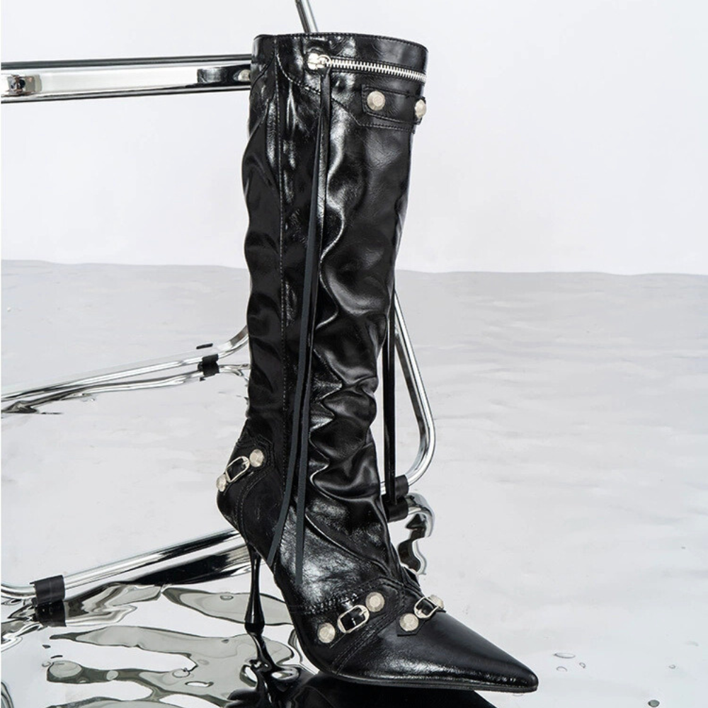 Dorothea™ | Women’s Knee High Boots Faux Leather