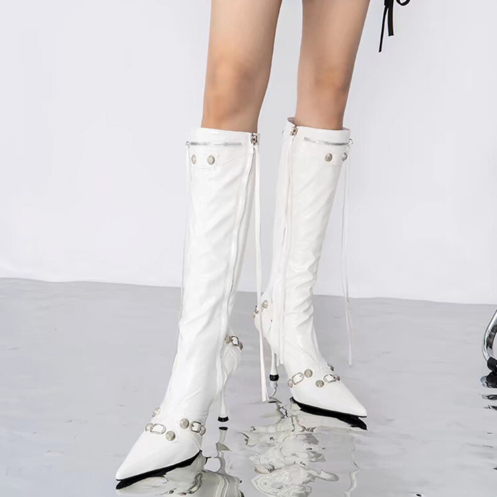 Dorothea™ | Women’s Knee High Boots Faux Leather