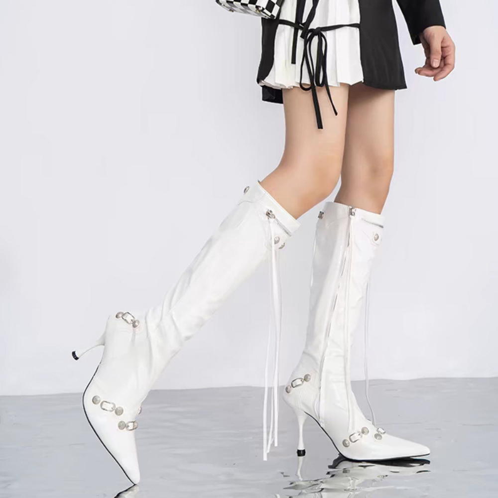 Dorothea™ | Women’s Knee High Boots Faux Leather