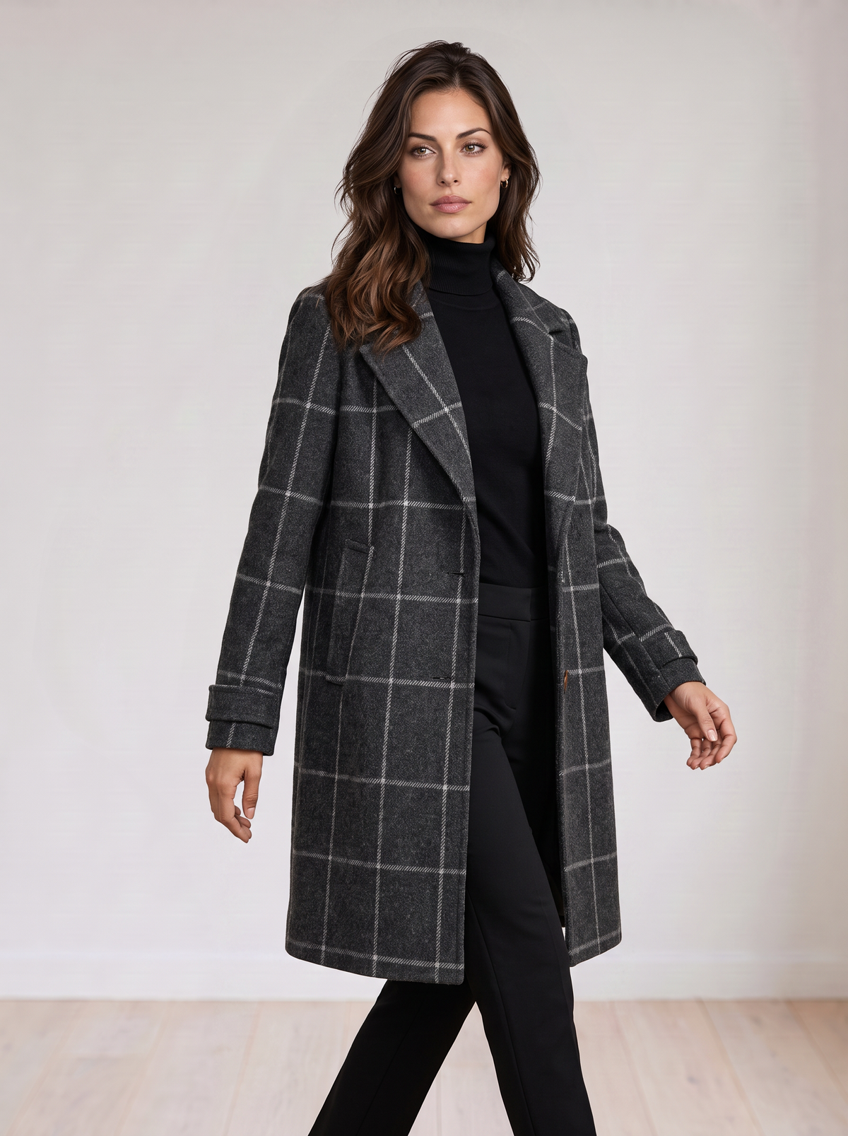 Alina™ | Women's Checked Coat