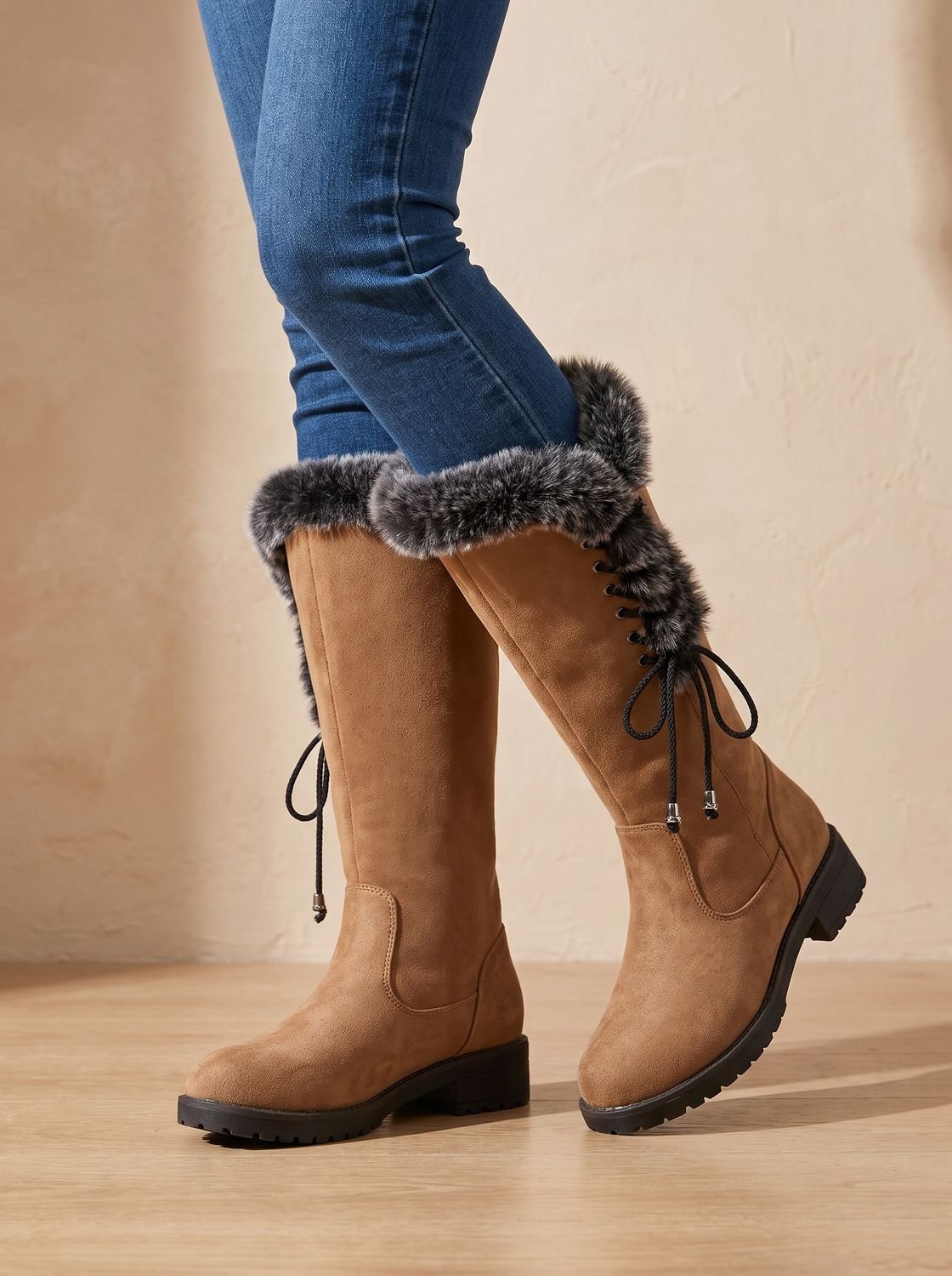 Perpetua™ | Women's Mid Calf Boots Suede