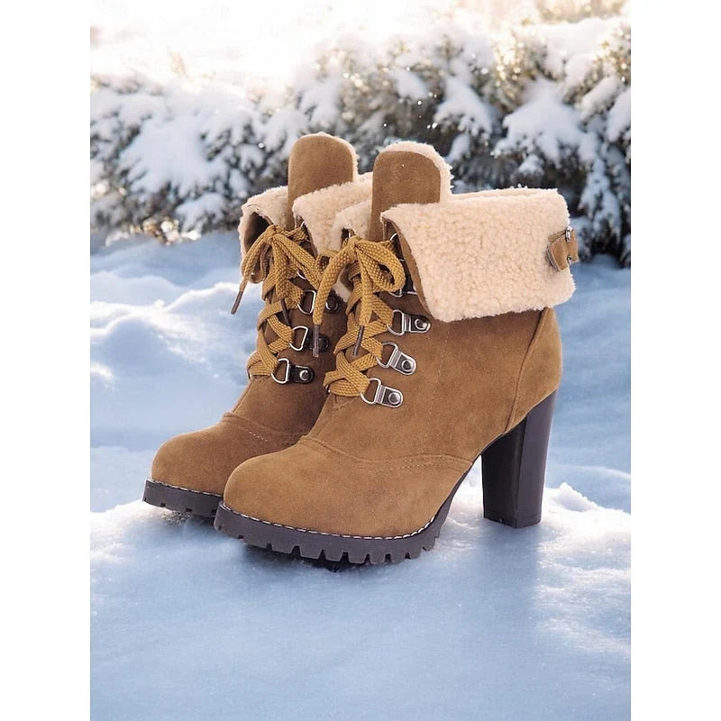 Rosalind™ | Women's Lace Up Ankle Boots Suede
